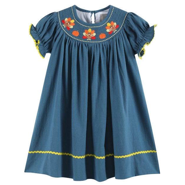 Blue Turkey Dress