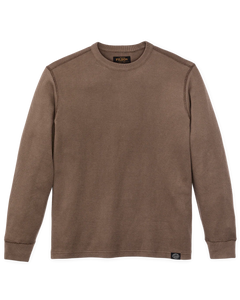 Waffle Knit Thermal Crewneck