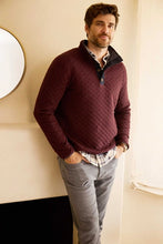 Load image into Gallery viewer, Ken Quilted Button Mock
