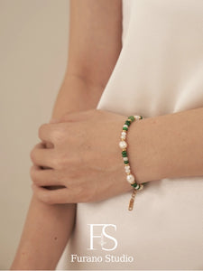 Green Beaded Bracelet