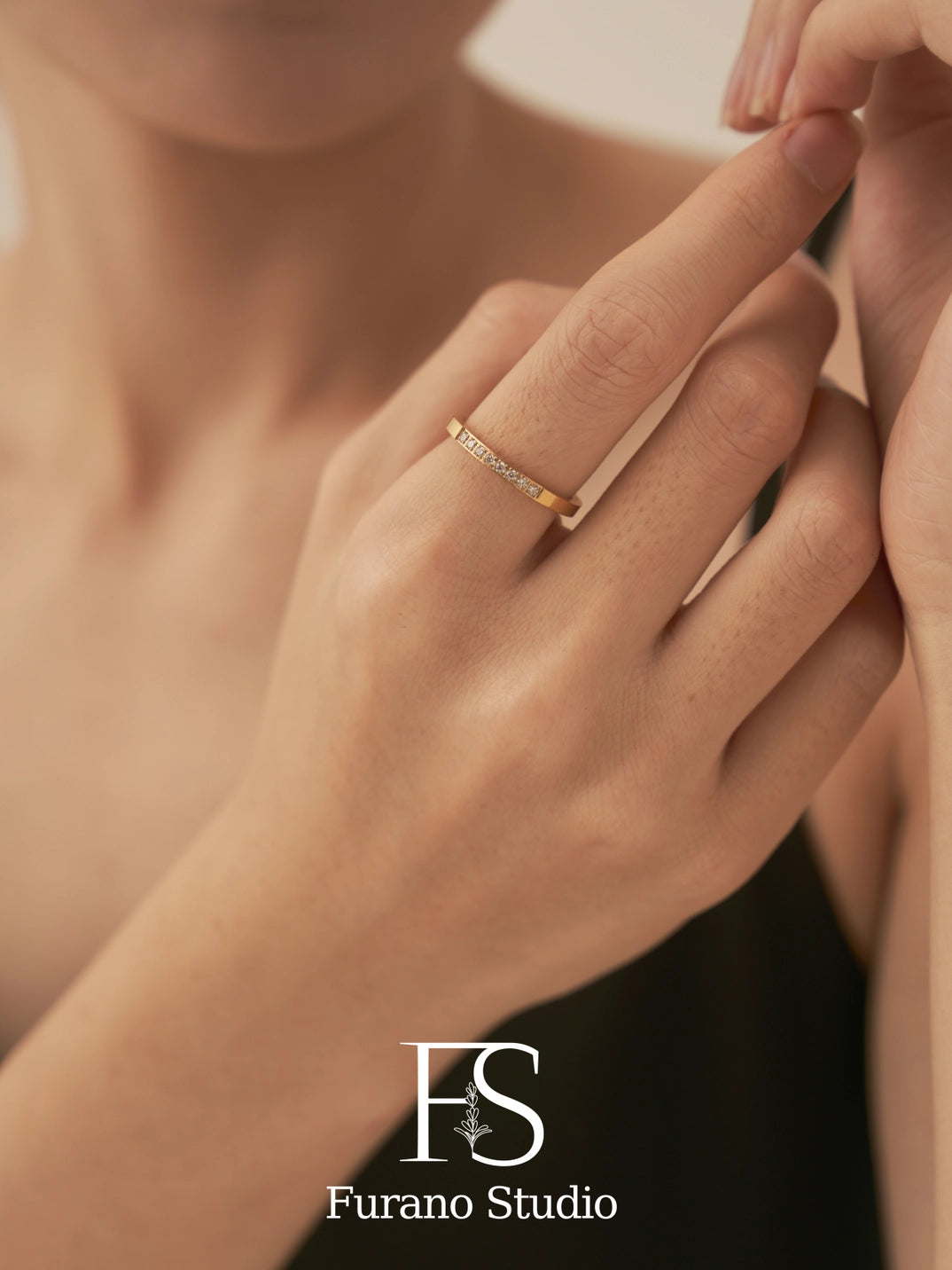 Cz Stone Dainty Ring