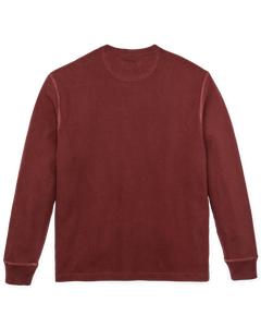 Filson Waffle Knit Thermal Crewneck - Fired Brick