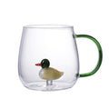 Animal Shape Glass Cup