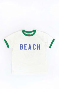 Beach Toddler Ringer Top