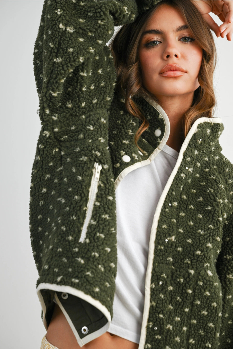 Fleece Puffer Jacket