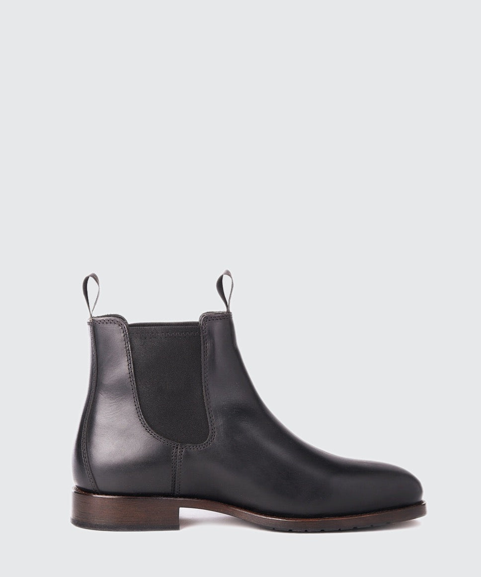 Kerry Leather Soled Chelsea Boot - Black