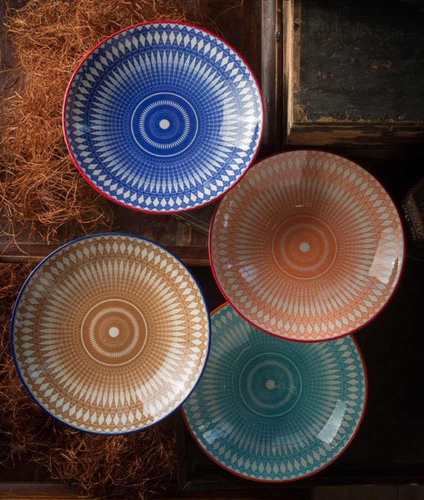 Geometric Ceramic Bowls