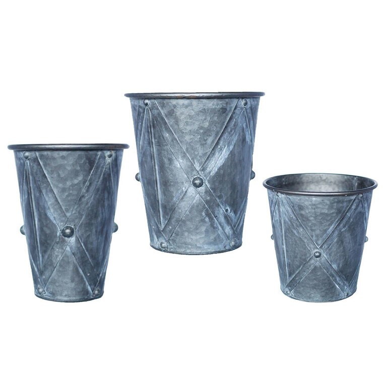 Zinc Drum Planter-Small (1 planter)