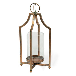 Aged Copper Lantern