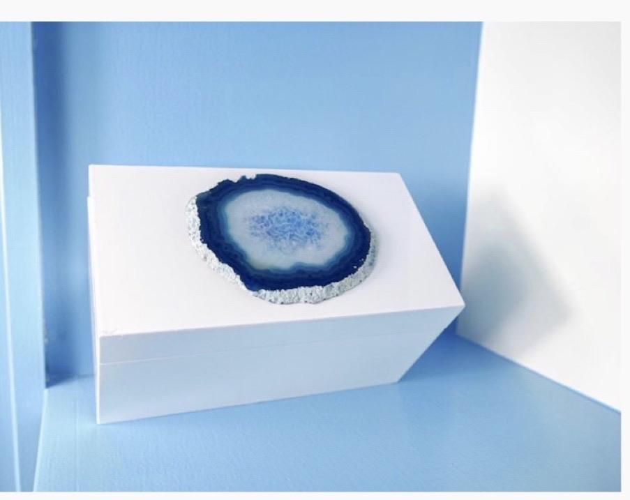 Blue Agate Box by Moira Anne Artisan